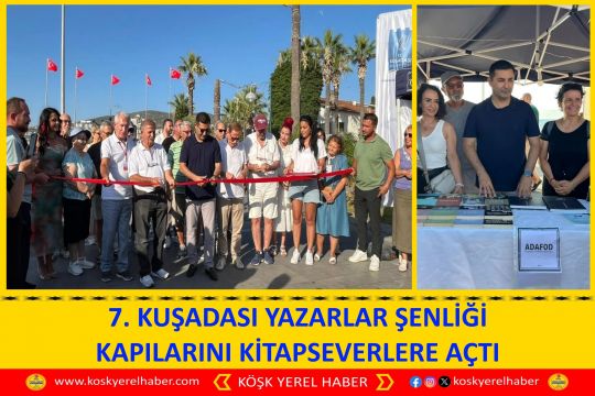 7. KUŞADASI YAZARLAR ŞENLİĞİ KAPILARINI KİTAPSEVERLERE AÇTI