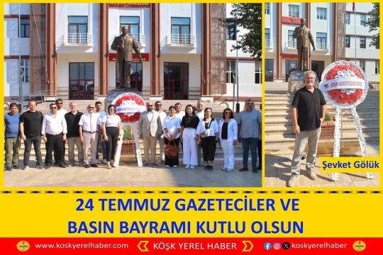 24 TEMMUZ GAZETECİLER VE BASIN BAYRAMI KUTLU OLSUN